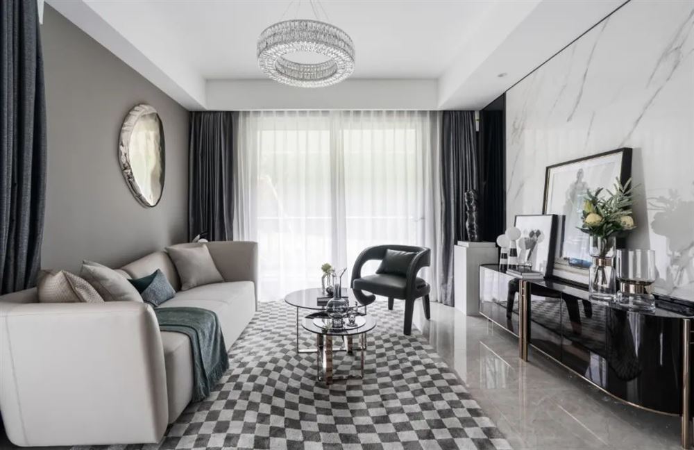 江門市江?；▓@現(xiàn)代簡約風(fēng)格三居室裝修案例