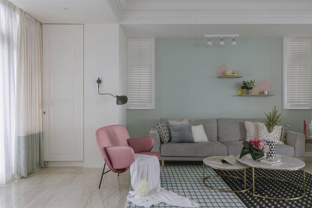 佛山市招商曦岸北歐風(fēng)格三居室裝修案例