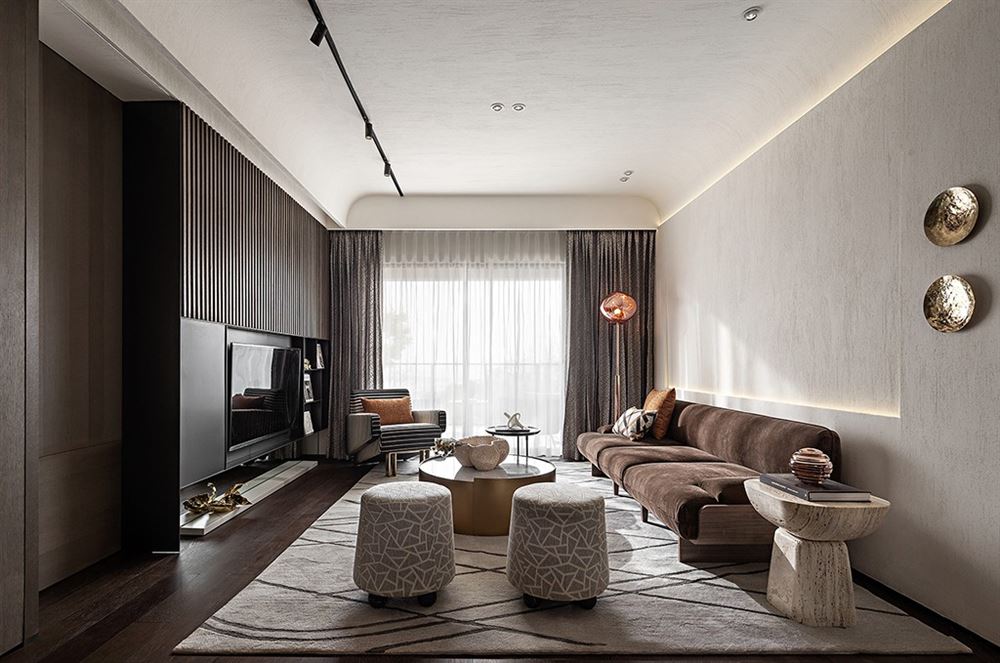 昭通市濱江首座現(xiàn)代簡約風格四居室裝修案例