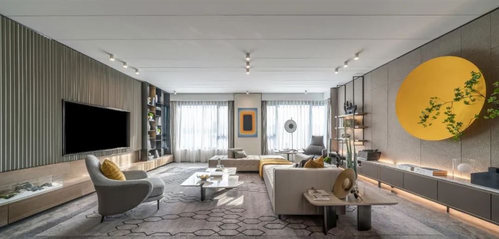 昭通市泰和山水現(xiàn)代簡約風格平層裝修案例