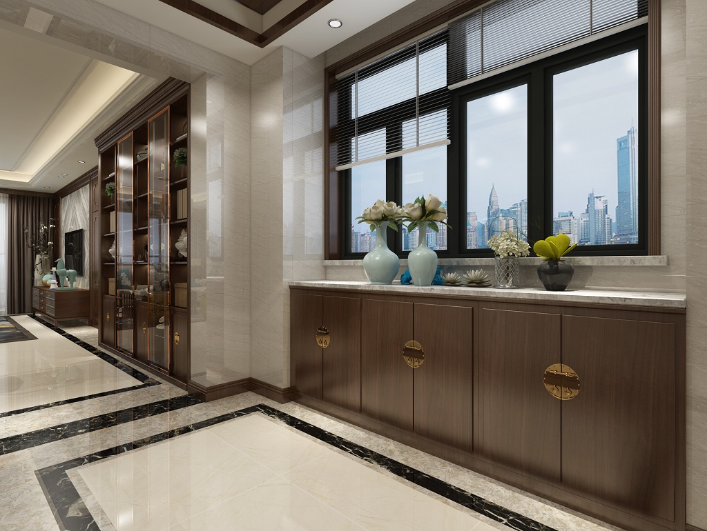 茂名市華廈世紀(jì)歐式風(fēng)格三居室裝修案例