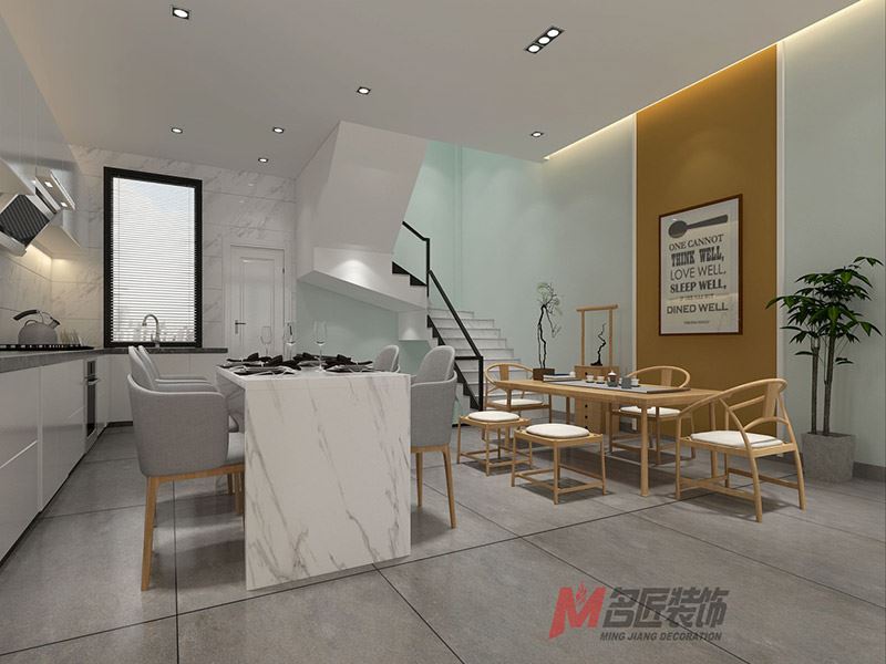 臺州市碧湖山莊北歐風(fēng)格別墅裝修案例