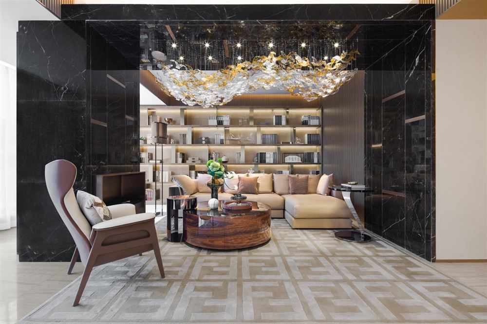 佛山市時(shí)代南灣歐式風(fēng)格四居室裝修案例