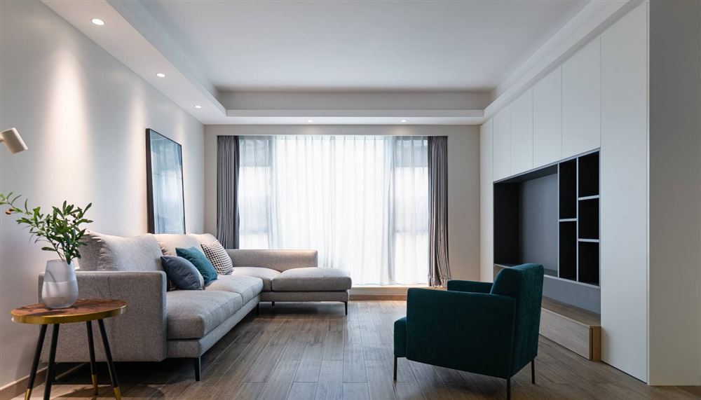 深圳市華潤筍崗中心萬象華府現(xiàn)代簡約風格三居室裝修案例
