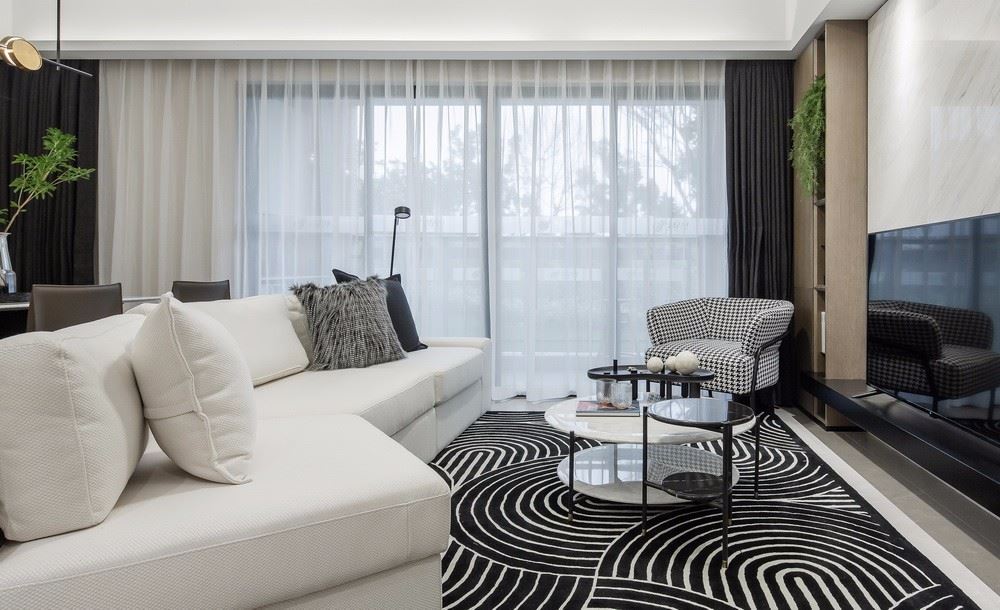 佛山市雅居樂&middot;江畔明珠現(xiàn)代簡約風(fēng)格三居室裝修案例