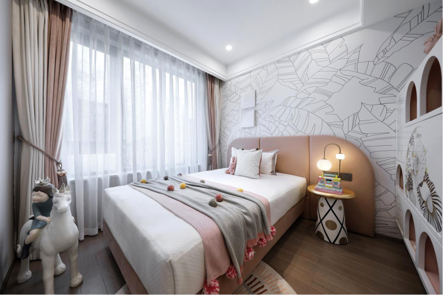 現(xiàn)代簡約風格室內設計家裝案例-次臥