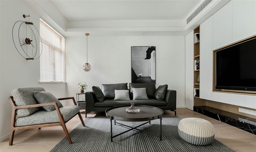 惠州市茂基&middot;城市華府現(xiàn)代簡(jiǎn)約風(fēng)格三居室裝修案例