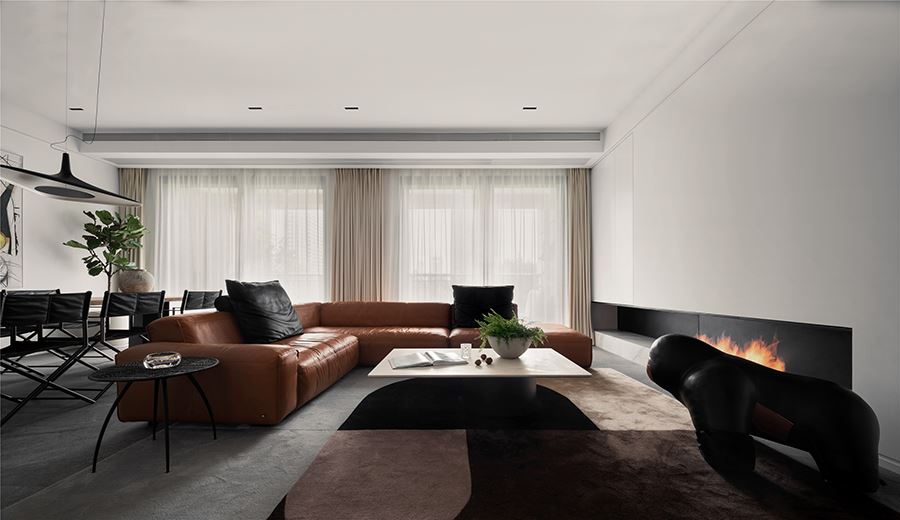 佛山市保利御江南現(xiàn)代簡約風格四居室裝修案例