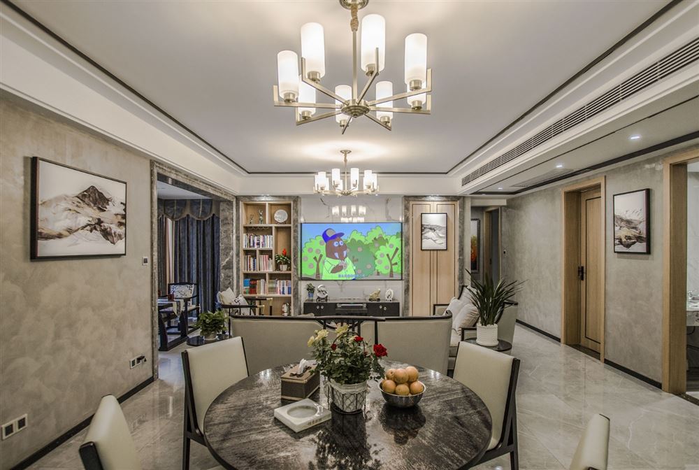 廣州市怡園小區(qū)歐式風(fēng)格三居室裝修案例