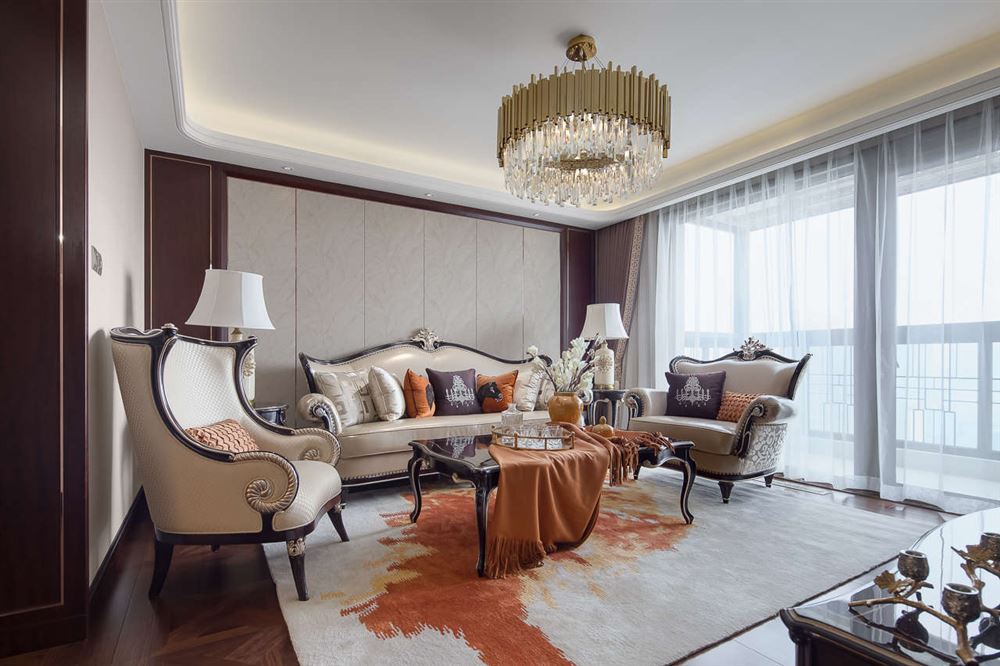 廣州市恒創(chuàng)恒?；▓@歐式風(fēng)格四居室裝修案例