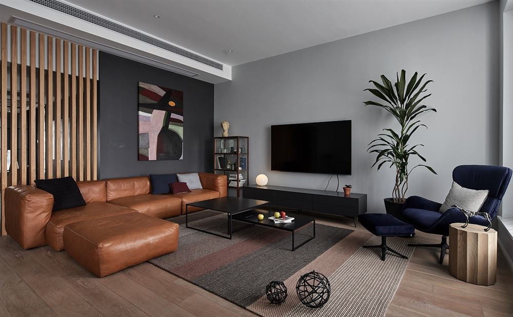 佛山市保利和悅濱江現(xiàn)代風格三居室裝修案例