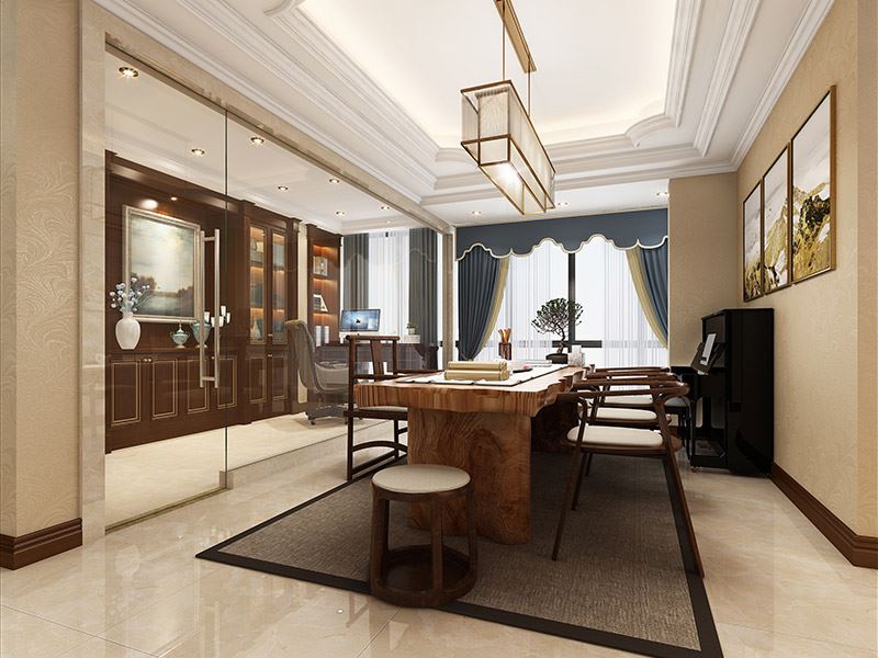 佛山市旭輝恒基鉑仕灣現(xiàn)代簡約風格平層裝修案例