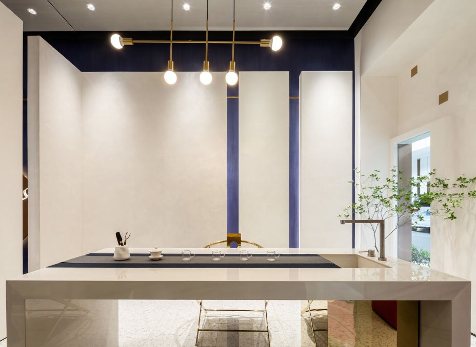 江門市半山別墅輕奢風(fēng)格三居室裝修案例