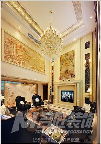 佛山市新希望悅瓏灣歐式風(fēng)格三居室裝修案例