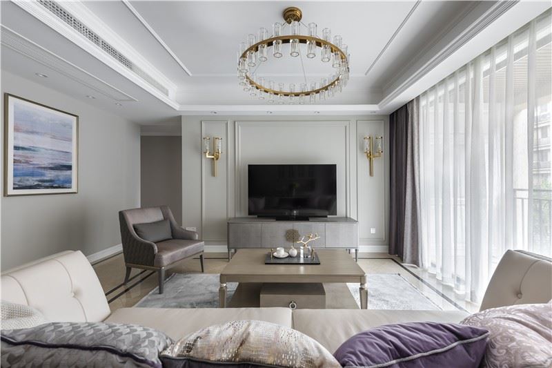 佛山市碧桂園南海悅城美式風格三居室裝修案例