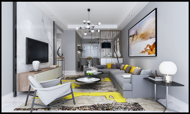 綿陽100平米以下現(xiàn)代前衛(wèi)風(fēng)格富臨大都家裝設(shè)計(jì)案例