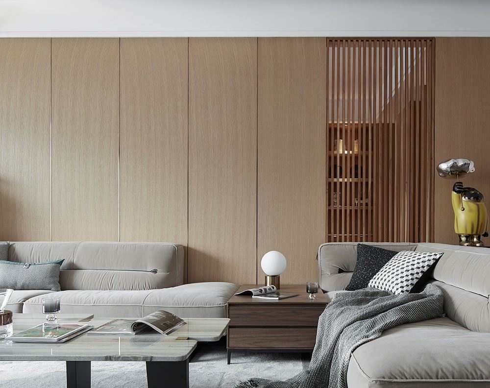 佛山市龍光&middot;玖悅灣現(xiàn)代簡約風(fēng)格三居室裝修案例