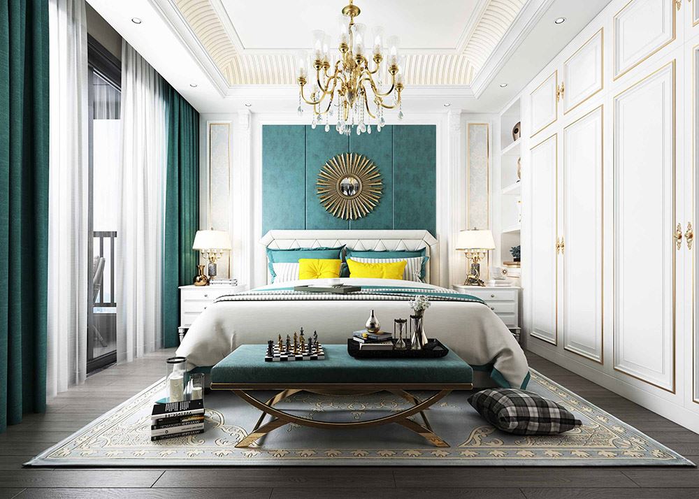 楚雄彝族自治州香頌美地歐式風(fēng)格復(fù)式裝修案例