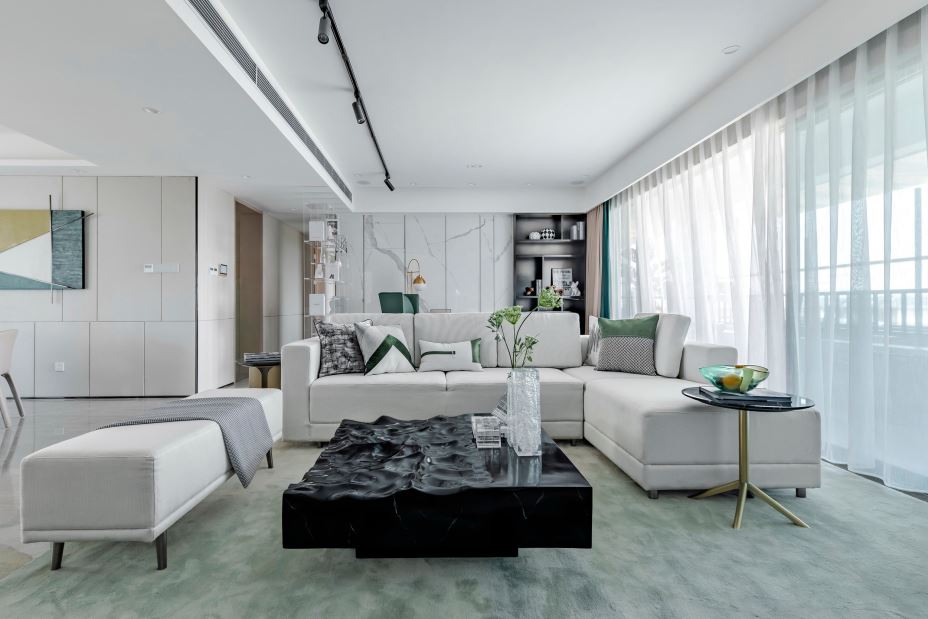 江門市江海碧桂園輕奢風(fēng)格四居室裝修案例