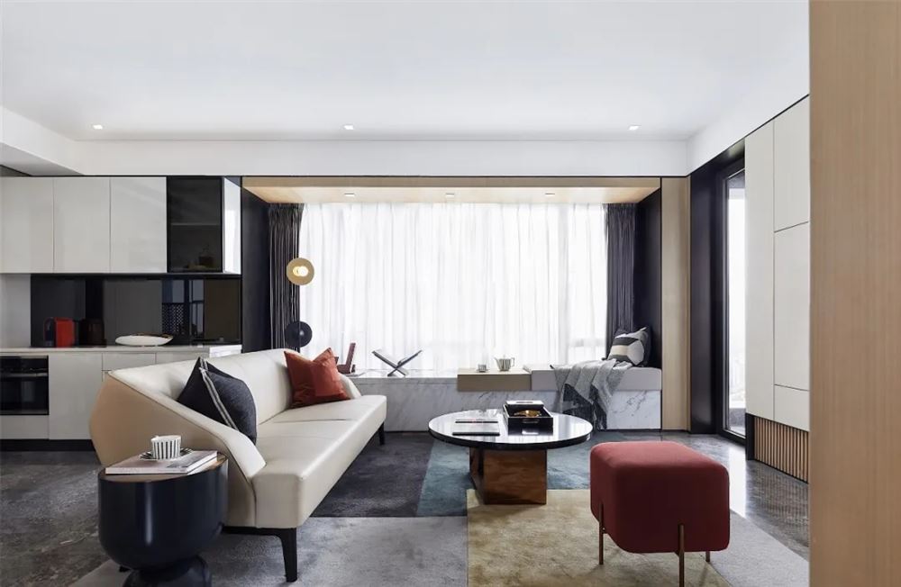 佛山市金地&middot;中南&middot;新城大境輕奢風(fēng)格四居室裝修案例