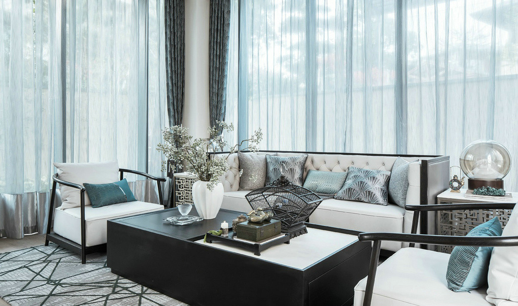 佛山市中建順控&middot;云熙悅城新中式風(fēng)格四居室裝修案例