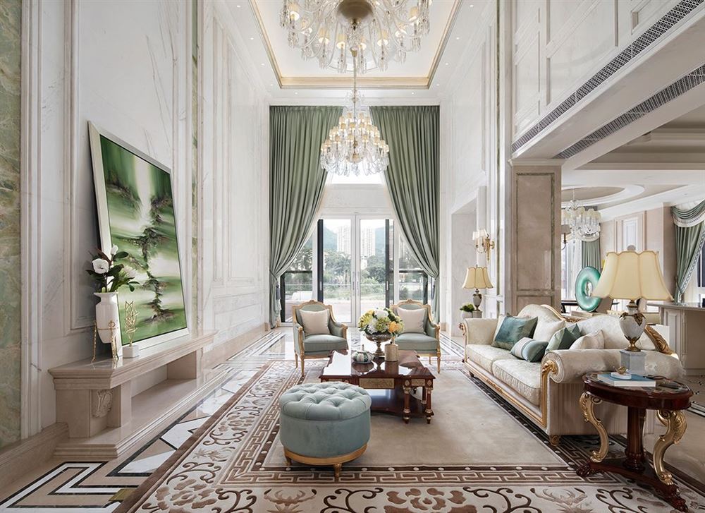 佛山市越秀星匯瀚府歐式風(fēng)格別墅裝修案例