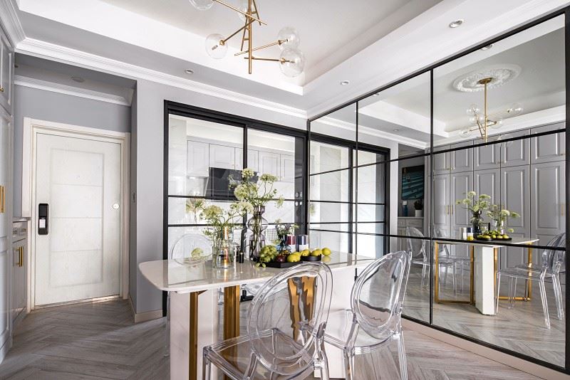 江門市東堯路住宅樓歐式風(fēng)格三居室裝修案例