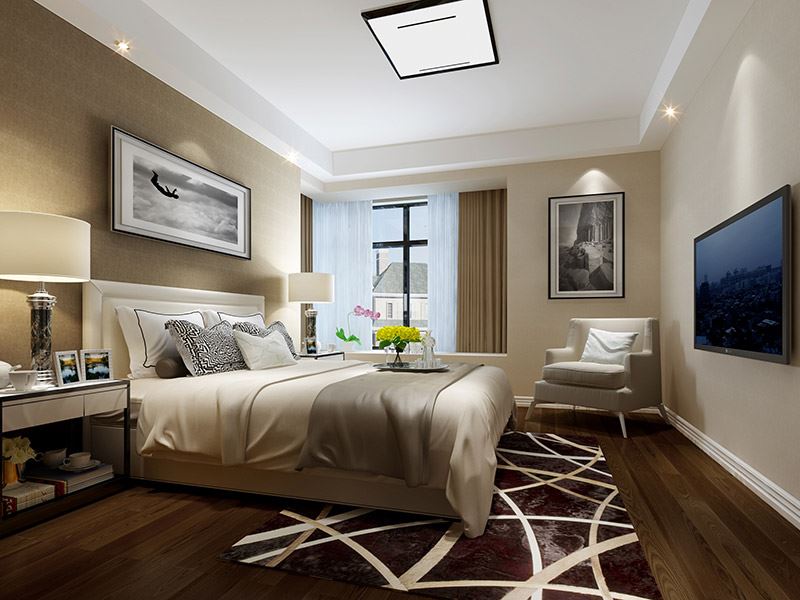 河源市堅基美麗城現(xiàn)代簡約風格三居室裝修案例