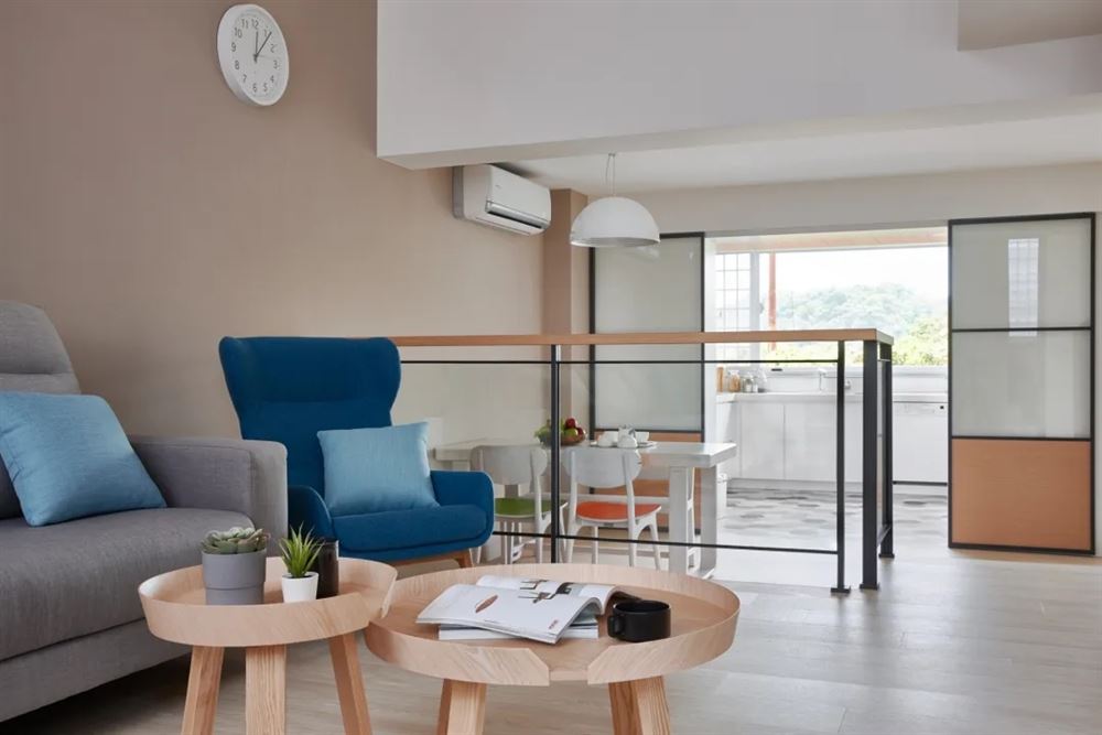 江門市富城大道住宅樓北歐風格別墅裝修案例