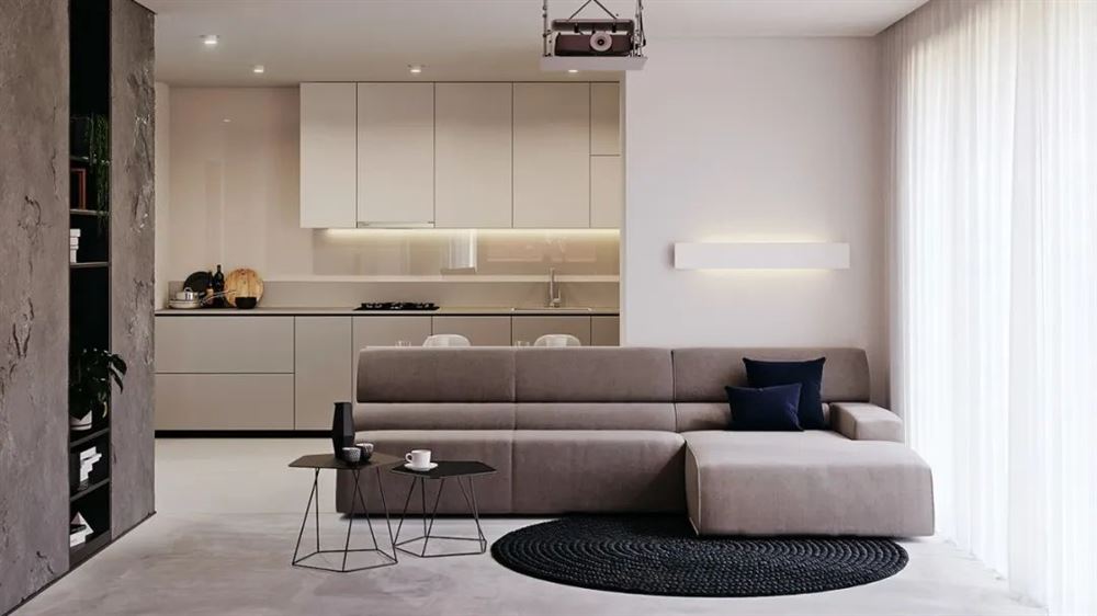 江門市珠江國(guó)際新城現(xiàn)代簡(jiǎn)約風(fēng)格三居室裝修案例