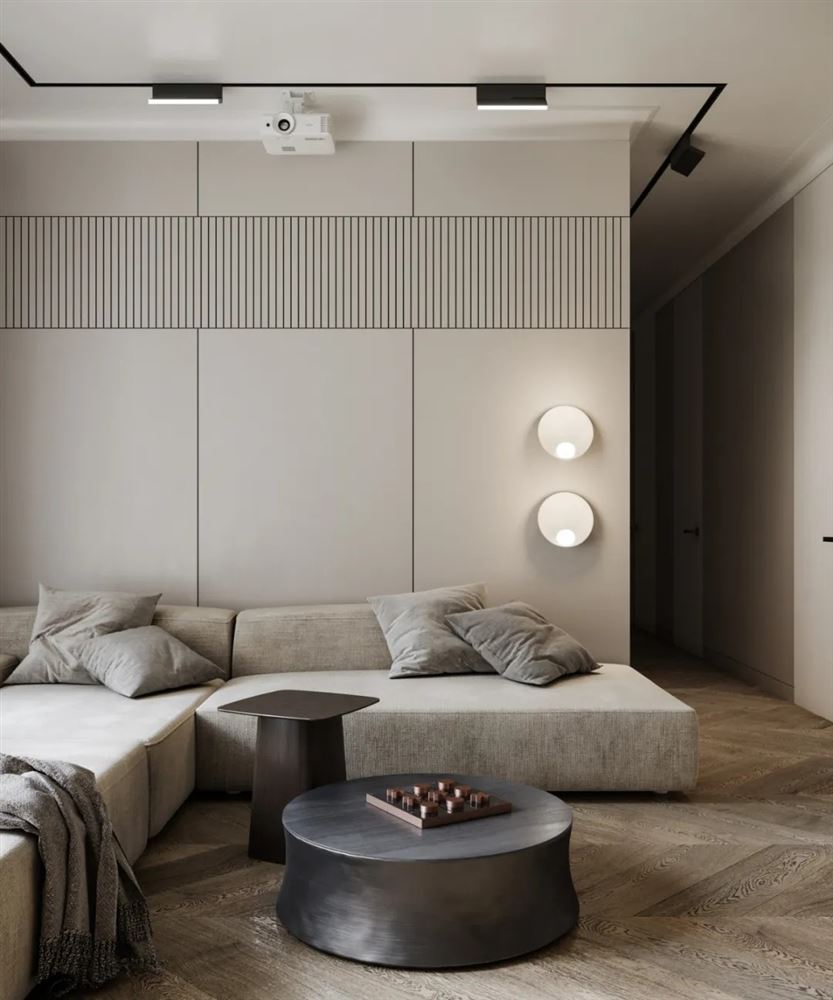 廣州市福今路小區(qū)現(xiàn)代簡約風格三居室裝修案例