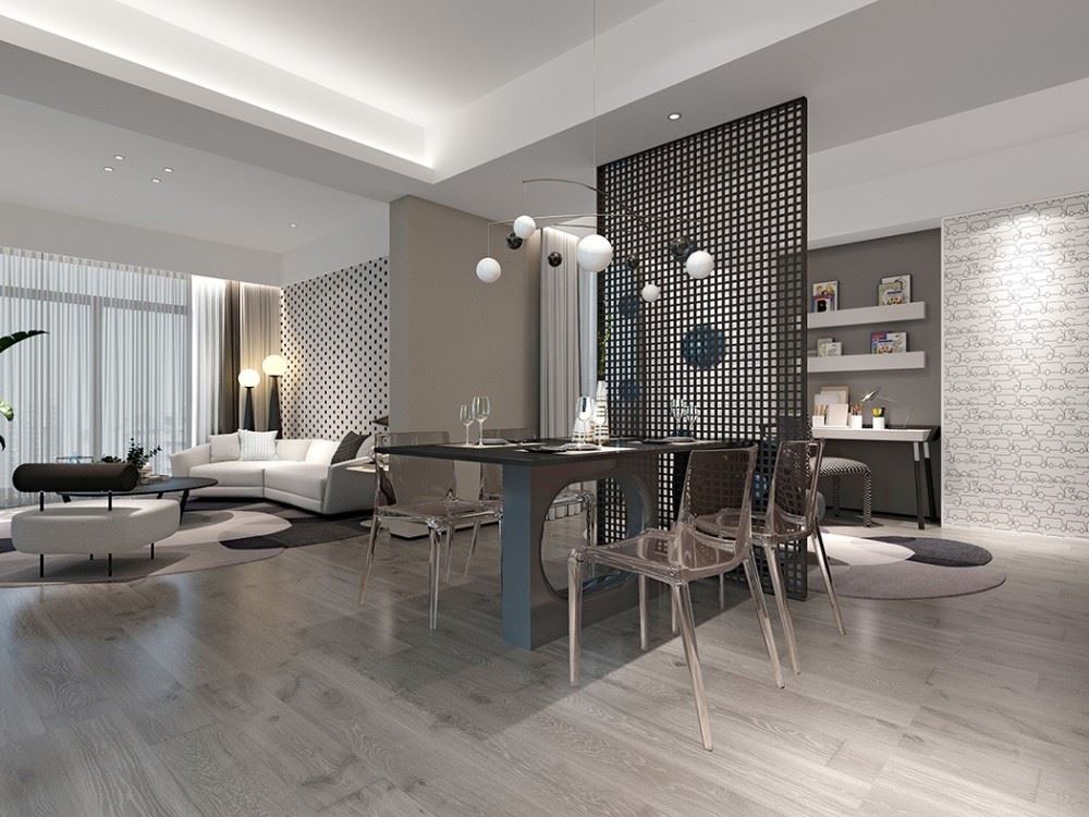 佛山市融創(chuàng)半島壹號現代簡約風格三居室裝修案例