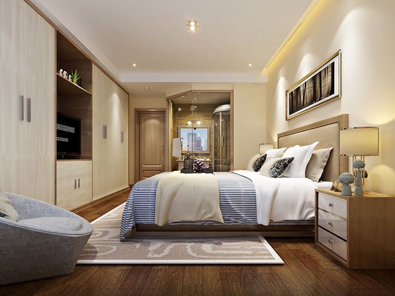 河源市創(chuàng)盛花園現(xiàn)代簡(jiǎn)約風(fēng)格四居室裝修案例