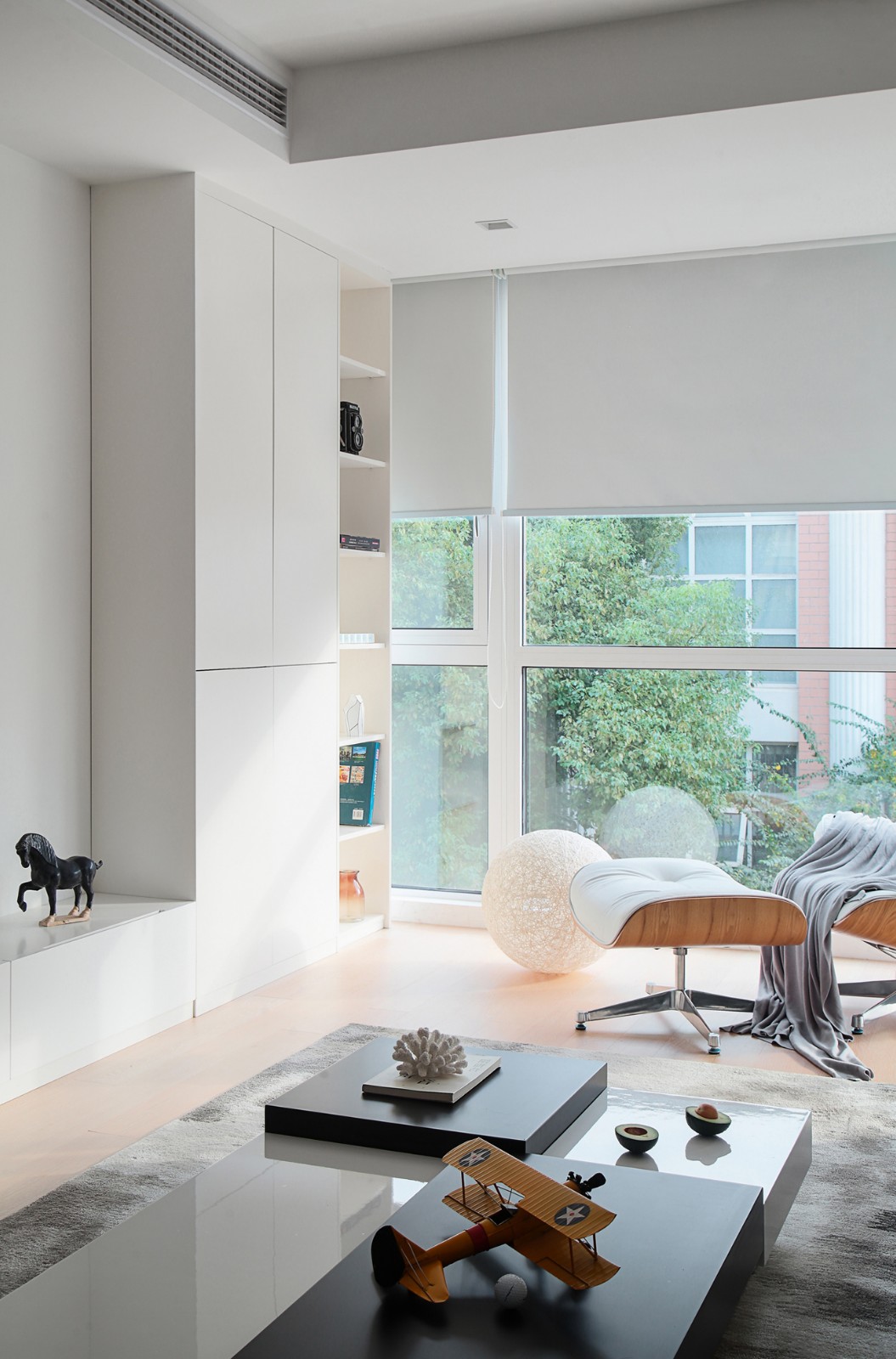 現(xiàn)代簡約風格家裝設計室內裝修效果圖-客廳