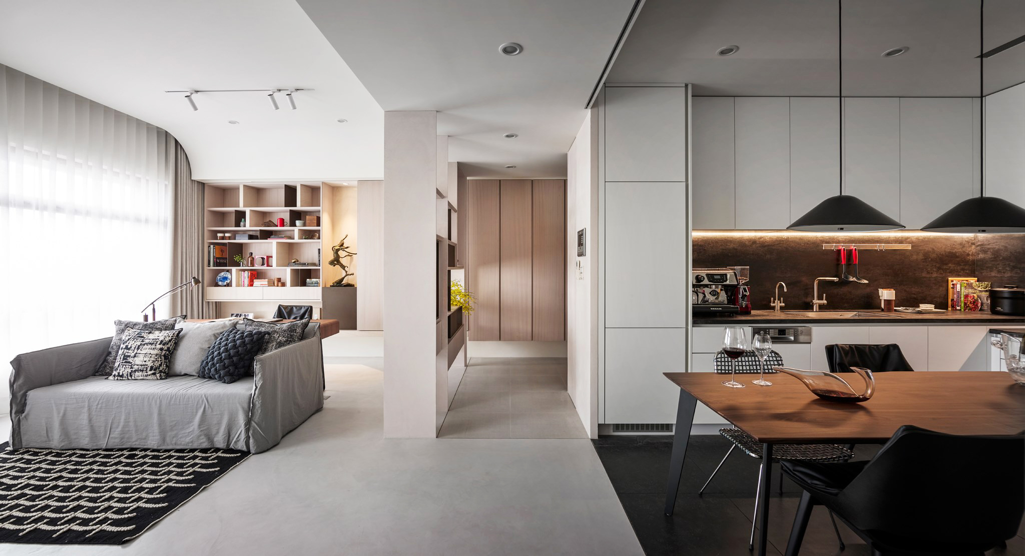 現(xiàn)代混搭風格室內(nèi)設計家裝案例-入戶玄關(guān)