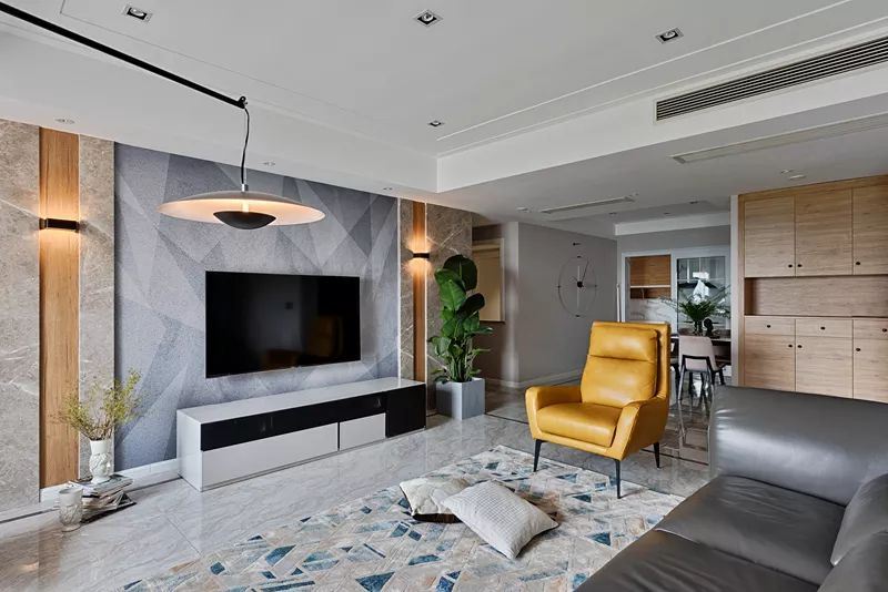 佛山市頤安&middot;天璟名庭現(xiàn)代簡約風(fēng)格三居室裝修案例