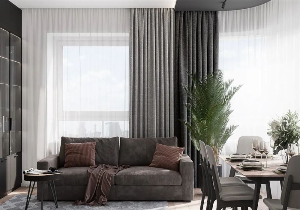 廣州市新康花園輕奢風格三居室裝修案例