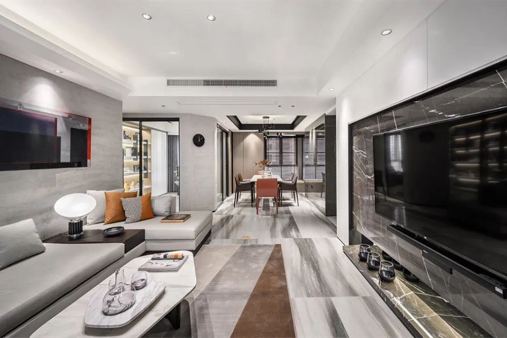 廣州市富力天朗明居現(xiàn)代簡(jiǎn)約風(fēng)格三居室裝修案例