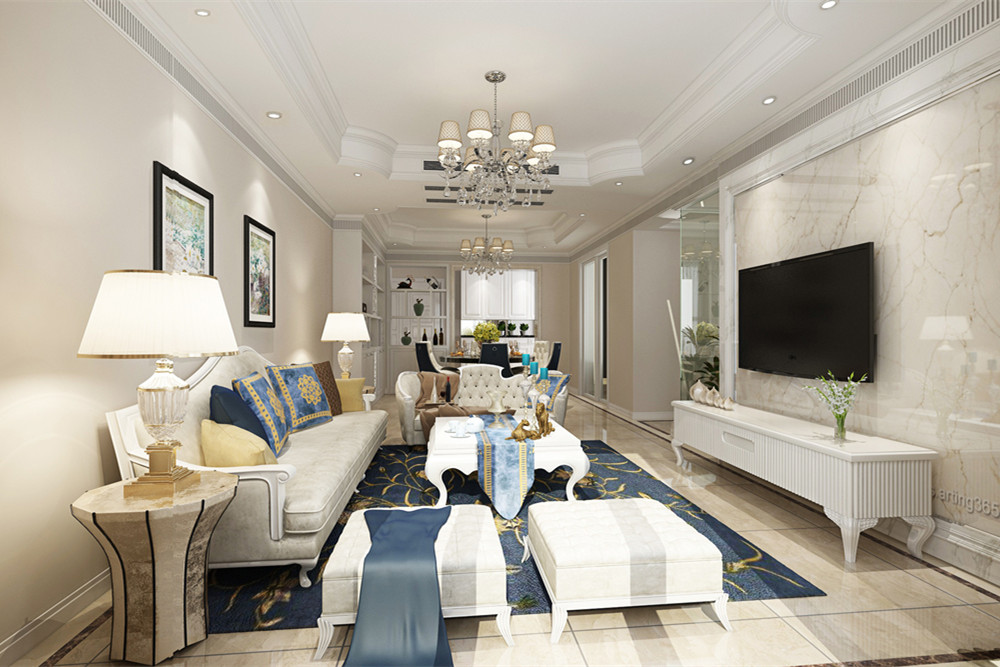 惠州市富升公館現(xiàn)代簡(jiǎn)約風(fēng)格三居室裝修案例