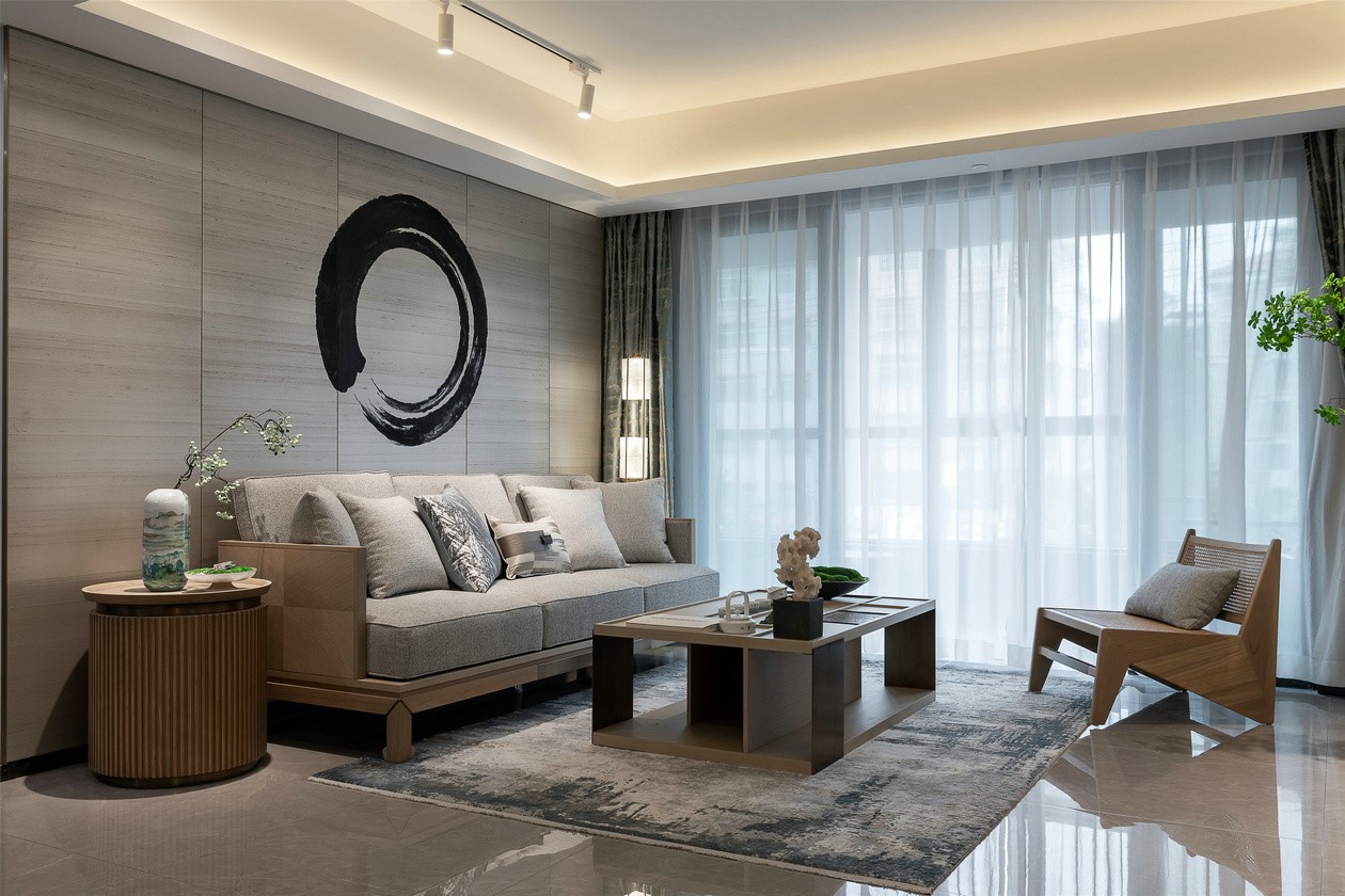 廣州市疊翠峰現(xiàn)代簡(jiǎn)約風(fēng)格三居室裝修案例