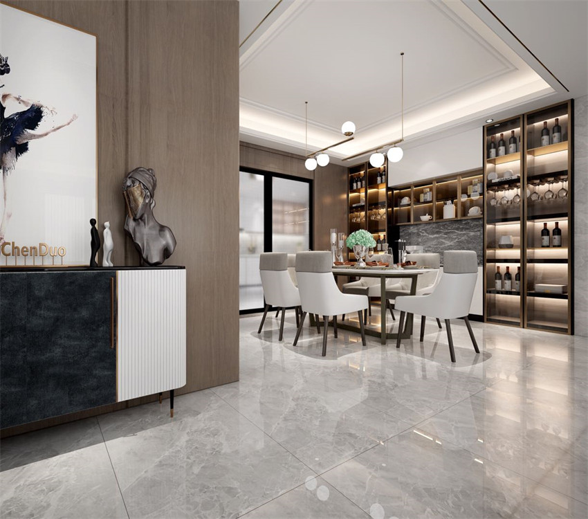 廣州市從都國(guó)際莊園別墅現(xiàn)代簡(jiǎn)約風(fēng)格四居室裝修案例