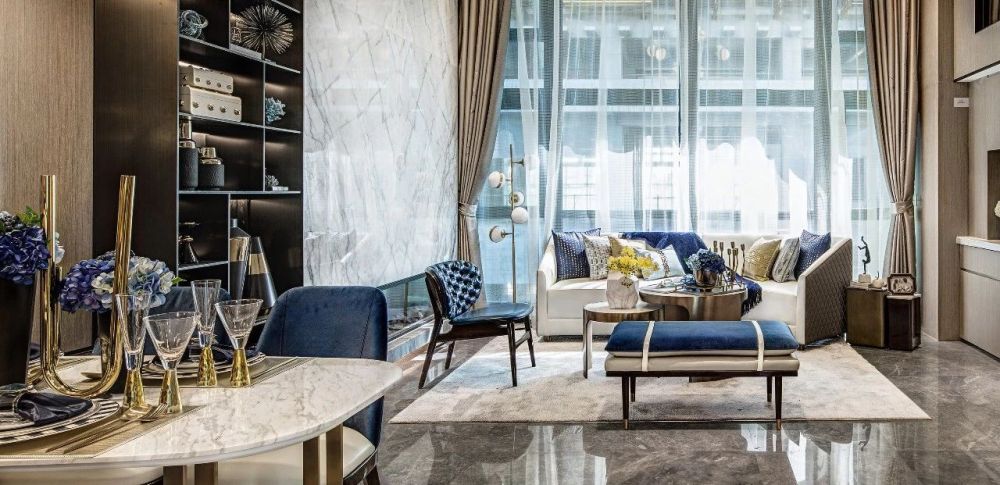 廣州101-200平米輕奢風(fēng)格恒大中央廣場(chǎng)裝修設(shè)計(jì)效果圖