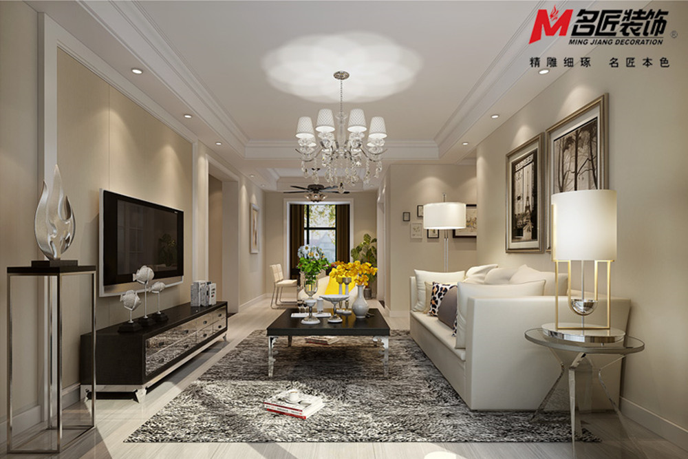 合肥市碧桂園&middot;西江樾現(xiàn)代簡約風(fēng)格三居室裝修案例