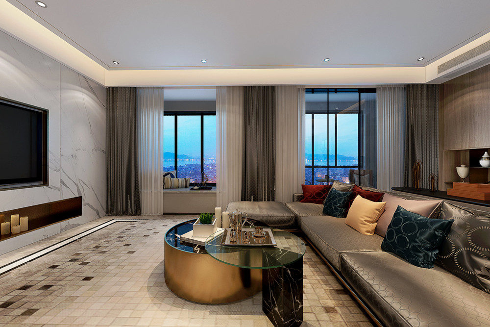 嘉興市巨匠&middot;金色家園現(xiàn)代簡約風(fēng)格三居室裝修案例