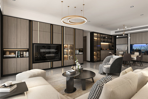 玉林市美家園現(xiàn)代簡(jiǎn)約風(fēng)格三居室裝修案例