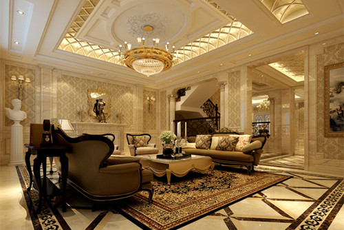 玉林市盛業(yè)家園歐式風格別墅裝修案例
