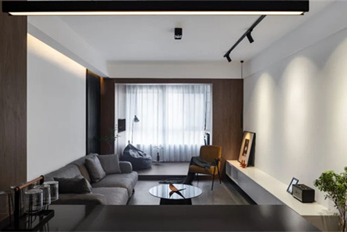 德陽市金山國際現(xiàn)代簡約風(fēng)格三居室裝修案例