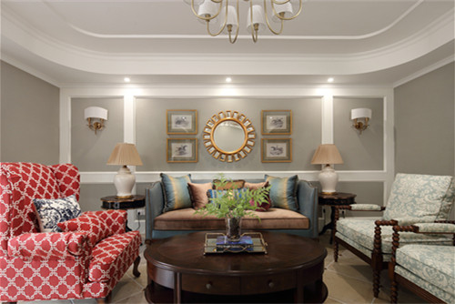 德陽(yáng)101-200平米美式風(fēng)格瑞琪曼室內(nèi)設(shè)計(jì)效果圖