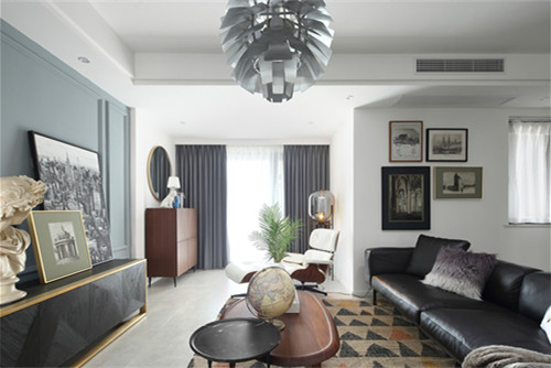 德陽市富樂花苑現(xiàn)代簡約風(fēng)格三居室裝修案例