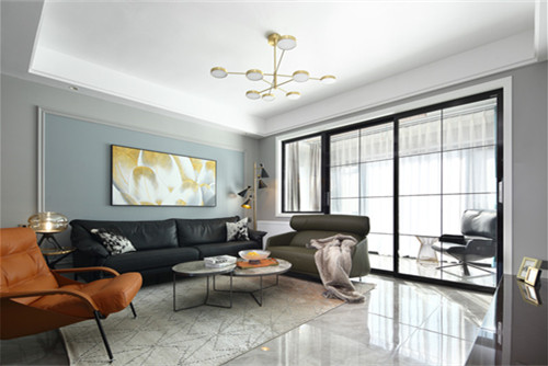 德陽市翰林東路9號小區(qū)現(xiàn)代簡約風格三居室裝修案例